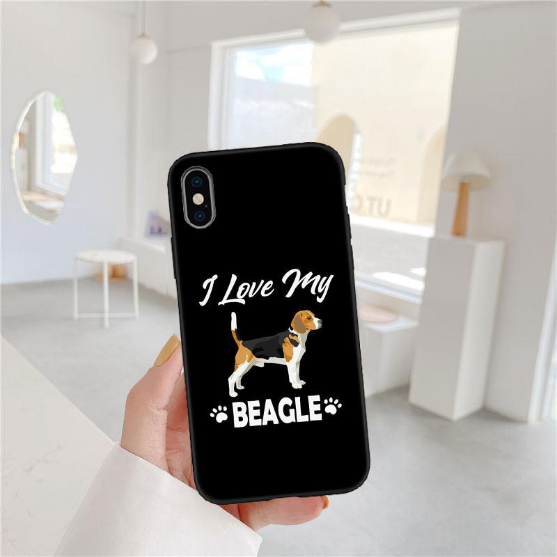 LO14 Beagle Dog Soft Shell Phone Case for Redmi Note 10 11 12 Pro Max 10S 10C 10T 11A 11S 12S 12C