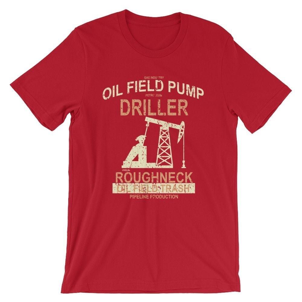 

Oil Field Pump T-Shirt. Roughneck 100% Cotton Premium Tee NEW 4XL