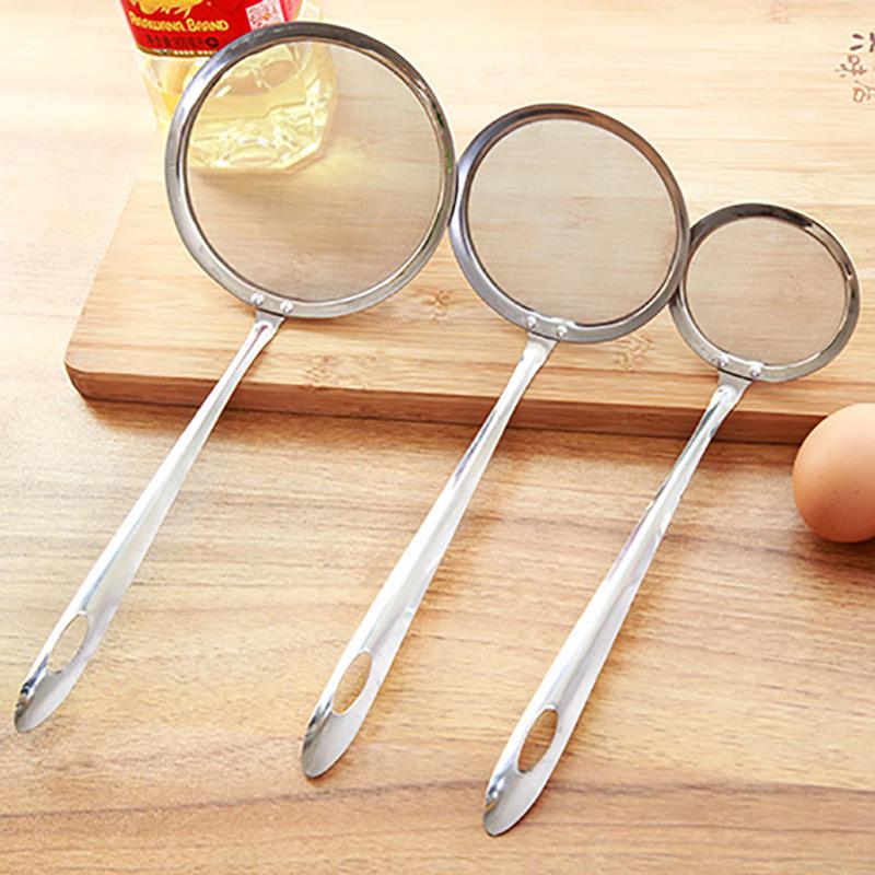 Stainless Steel Oil Separator & Fine Mesh Skimming Spoon