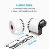 Rolo de Papel para Etiquetas de Comprimento Contínuo DK-22205 Para QL-550 QL570 QL-800