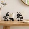 Decorative Figurine for Home 3D Printed Ant Paper Roll Holder, Towel Artistic Kitchen Tissue Stand Creative Tabletop Display Rack Decor Accents