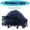 Trendy Youth Tassel Hat Adjustable Teen Hat Breathable Turban Headscarf Hat for Casual and Outdoor Activity