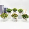 Gypsophila Plastic Paniculata L Potted Plant Bonsai With Roped Bow Wedding Decor