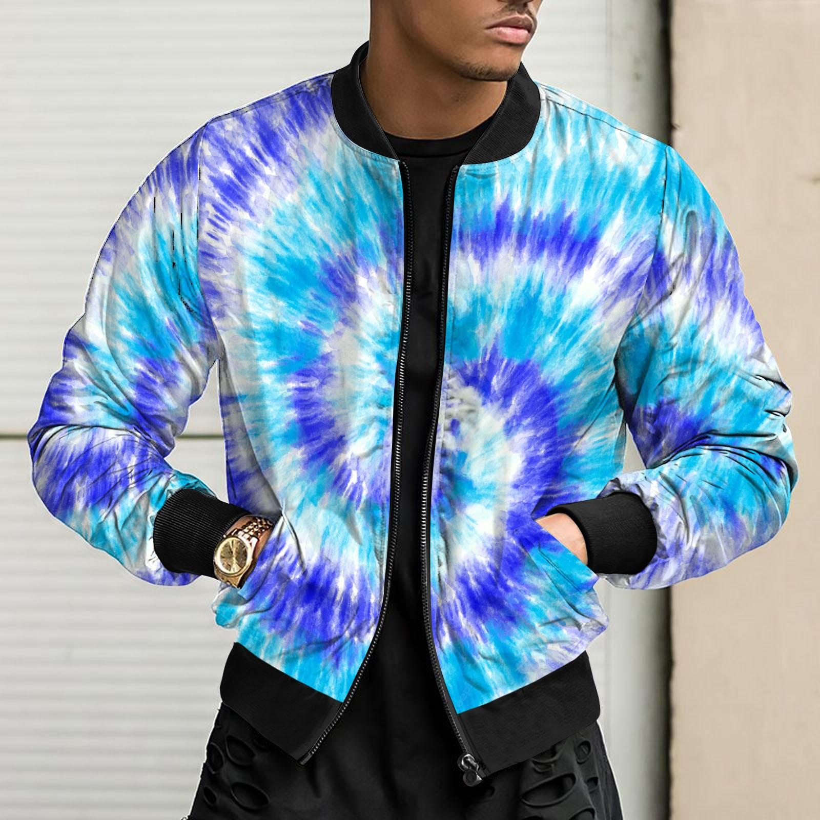 

И Зимние Мужские Тонкие Куртки с Принтом Мужские Повседневные Универсальные Куртки с Принтом XL небесно-голубой