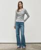 Wednesday Oasis For Woman W/Tailored Fade Wash Denim Pants_Light Blue(W25-Pt23)
