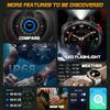 2026 Neue 1100 Ultra-Lange Akkulaufzeit Smartwatch Herren Militärisches GPS-Kompass Herzfrequenz Bluetooth-Anruf 10ATM Wasserdicht HD Smartwatch