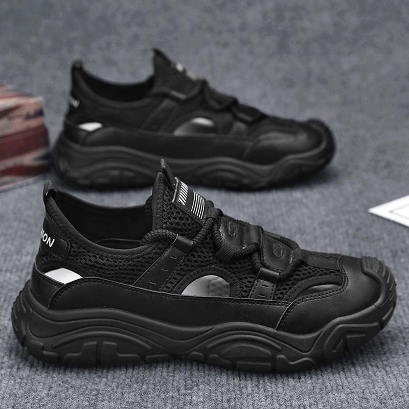 Fashion CYYTL Mens Sandals Casual Summer Shoes Beach Sneakers Outdoor Walking Comfort Luxury Designer Leather Fashion Breathable Sport