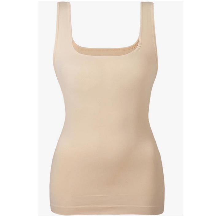 Women's European & American Slimming Square-Neck Compression Camisole – Tummy-Control, Body-Shaping, Seamless Vest