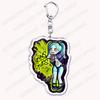 Portachiavi Anime Cyberpunk per Donne Accessori Borsa Edgerunners Rebecca Lucy Gloria Faraday Portachiavi Gioielli Fan Amici Regali