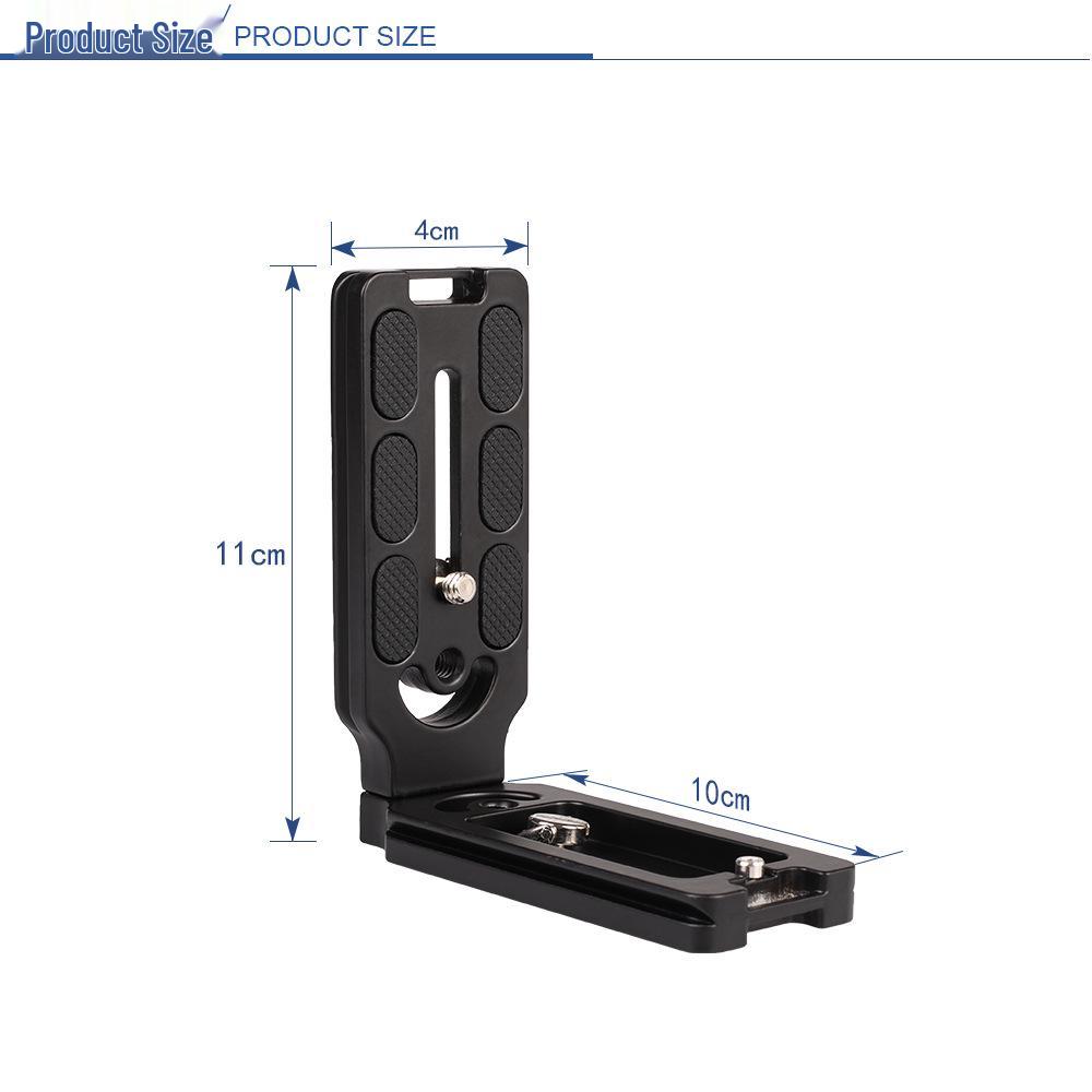 Universal Aluminum Alloy Quick Release Tripod Head Plate for DSLR Cameras