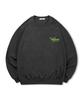 TOPBOY [Non-Fleece Or Fleece] Wave Logo Print Sweatshirt (Type C)