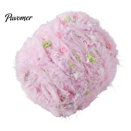 Hilo de Ganchillo Suave 33M Hilo Mezcla de Piel Sintética, Hilo Mohair Peludo para Tejer Principiantes, Suéter Bufanda Sombrero DIY Tejiendo Colorido Manualidad Suave