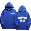 Custom Text Hoodie Men Fashion Sweatshirt Cool Casual Harajuku Street Wear Pullover Hooded Streetwear Hoodies & Sweatshirts Men’s