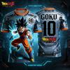 2026 Letní Dragon Ball Retro Fitness Tričko Pánské Oversized 3D Tištěné Krátký Rukáv Rodinné Unisex Dětské Sportovní Tričko