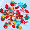 10 Stück Neue Niedliche Weihnachts-Serie Flache Rückseite Harz Cabochons Scrapbooking DIY Schmuck Handwerk Dekoration Zubehör