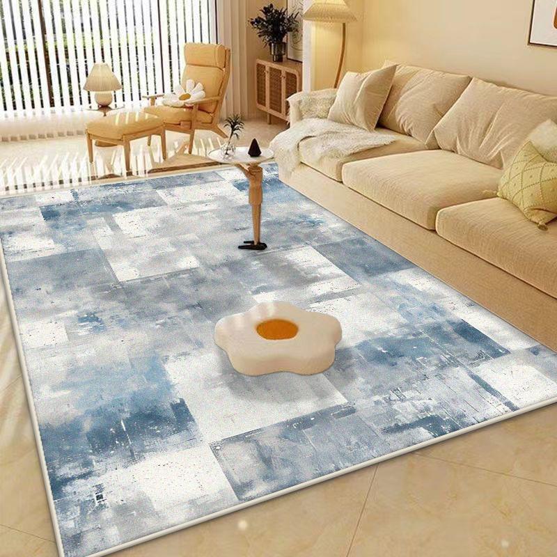 Modern Simple Style Plain Colour Carpet Living Room Non-slip Light Luxury Cute Girl Room Decor Rug Soft Washable Sofa Table Mat
