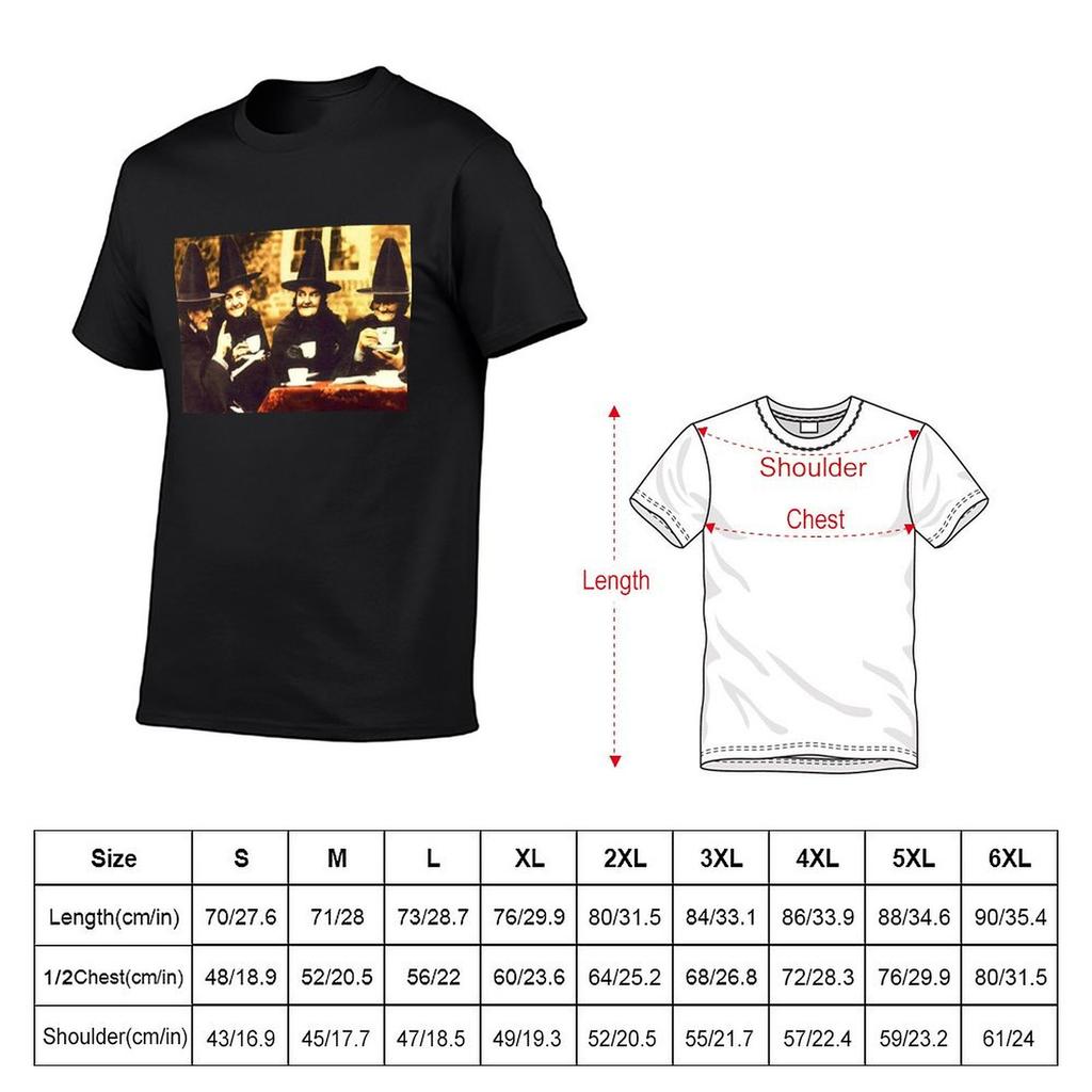 Witches Tea Party  colored Tshirt sublime heavyweights mens plain t shirts