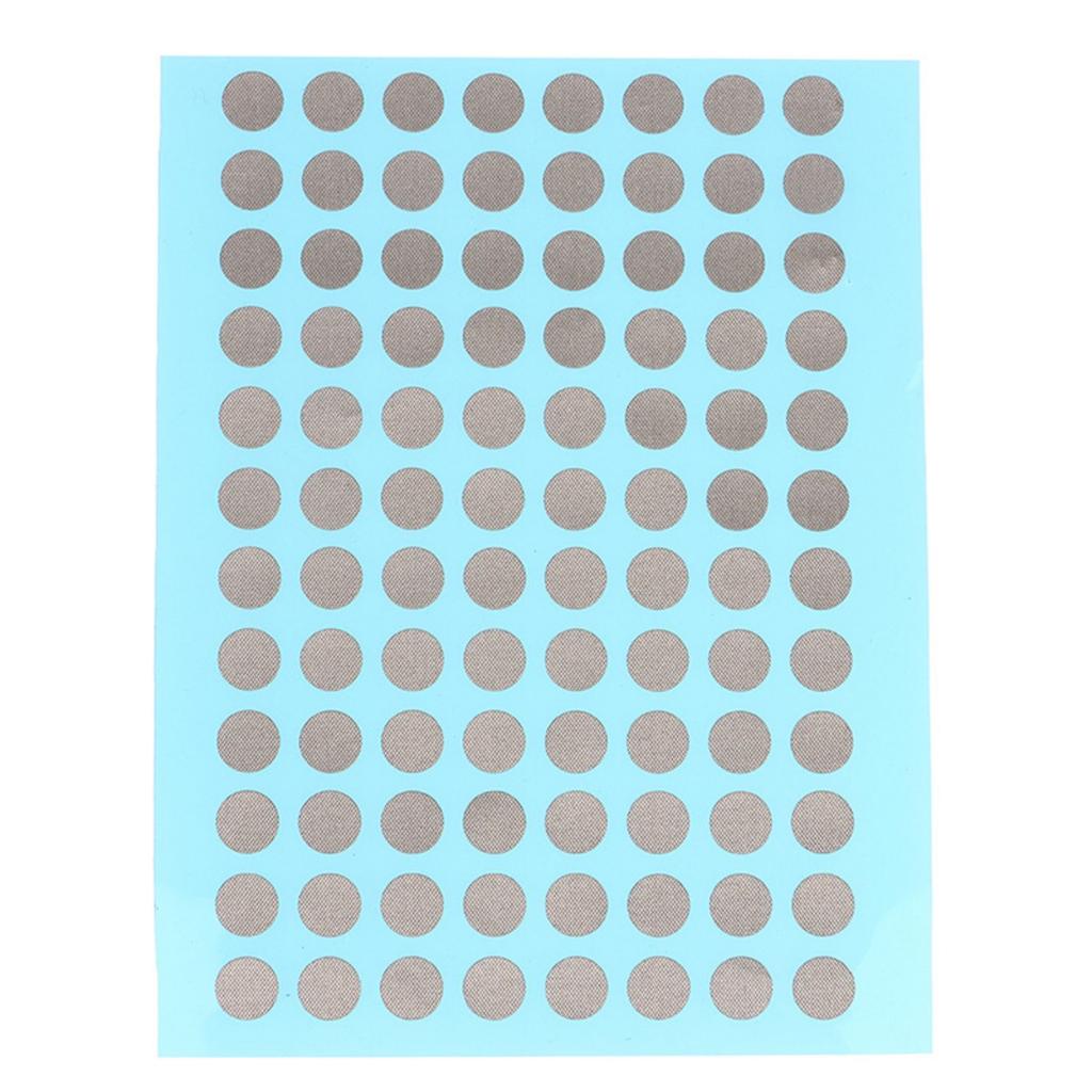 96 PEZZI 6mm Punti Adesivi Conduttivi Nastro per Riparazione Pulsanti Telecomando e Controller Nastro Impermeabile Adatto per Fissaggio Pulsanti