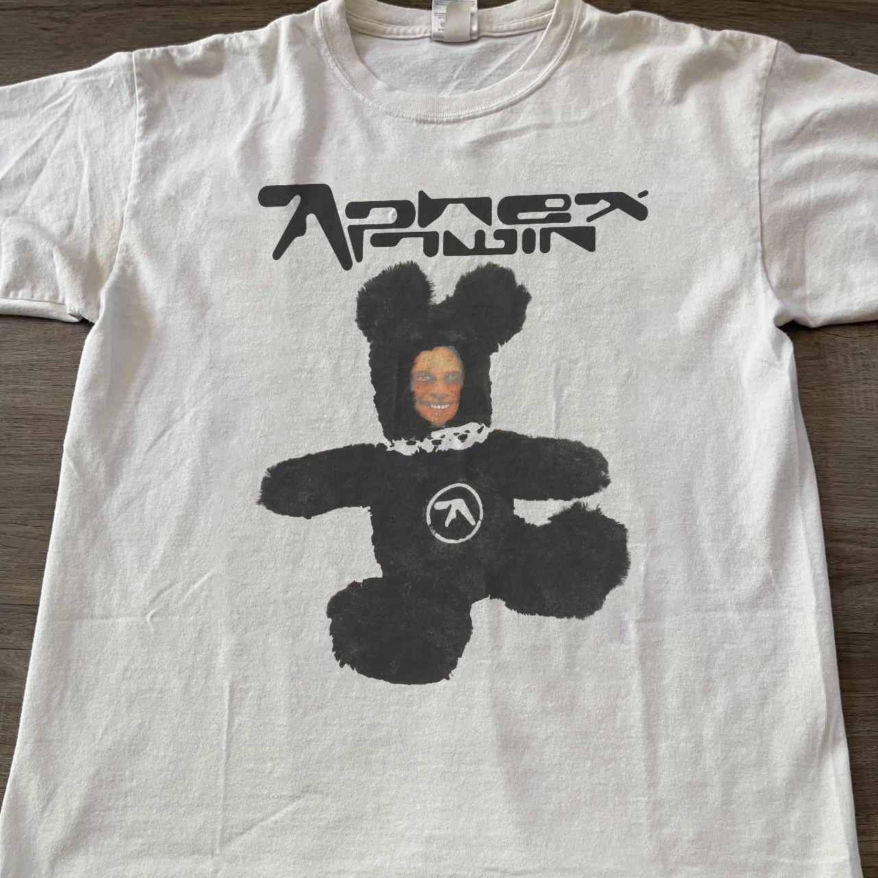 Rare Aphex Twin 90s basic style White T shirt Unisex tee S-5XL vtg XXXXL