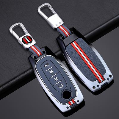 Car Zinc Alloy Key Case For Nissan Versa Maxima Rogue Armada Sentra Qashqai X-Trail 2/3/4/5Buttons Accessories