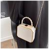 Fashi Designer Metall Quadratische Taschen Damen Kleine Handy-Kette Ein Schulter Crossbody Geldbörse Box Abend Druck Klassisch Uni