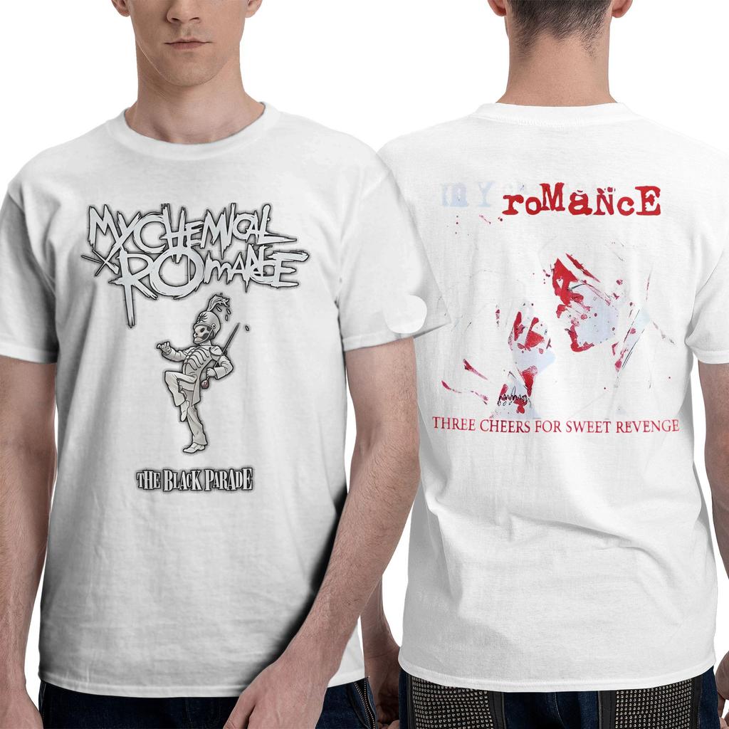 Funny Face  My Chemical Romance T Shirt  Fashion T Shirts Short Sleeve Tops Summer 100% Cotton O-Neck Plus Size 5XL Top Tees