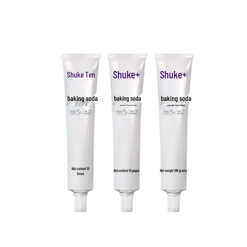 Shuke Anti-Cavity & Whitening Baking Soda Toothpaste, 3-Pack