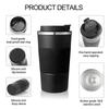 380ml 510ml copo de café de aço inoxidável caneca térmica garrafa térmica café copo térmico caneca antiderrapante viagem carro garrafa isolada