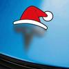 Car Creative Christmas Hat Sticker For Tesla Glass Window Decoration Stickers Car Accessories