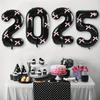 40inch Black Digital Foil Balloons Mini Bow 0-9 Giant Helium Ball Wedding Birthday Party Decorations Baby Shower Kids Toys