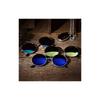 Herren Damen Retro Vintage Runde Verspiegelte Sonnenbrillen Brillen Perfekt Für Outdoor-Sportarten