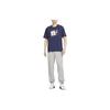 Nike Printed Pattern Crew Neck Casual Pullover Short Sleeve T-Shirt Men Tops Deep-Navy FQ4915-410