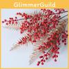 Chinensis Berries Ilex Lucky Bucket Ginkgo Leaves Plastic Flower Material