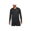Nike Dri-Fit Round Neck Spliced Quick-Dry Breathable Long Sleeve Sweatshirt Men sweatshirt Black White DD8371-010