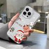 Weihnachts-Handyhülle für iPhone 11 13 XR 15 Pro Max 12 16 Pro Max für iPhone 14 7 8 Plus XS Max Samsung A15 A55 A05 Redmi 12 13C 13 Huawei Mate 30 40