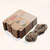 20Pcs Christmas Candy Boxes Bags Kraft Paper House Shape Gift Box Party Decor Portable Christmas Tree Pendant Christmas Eve Gift
