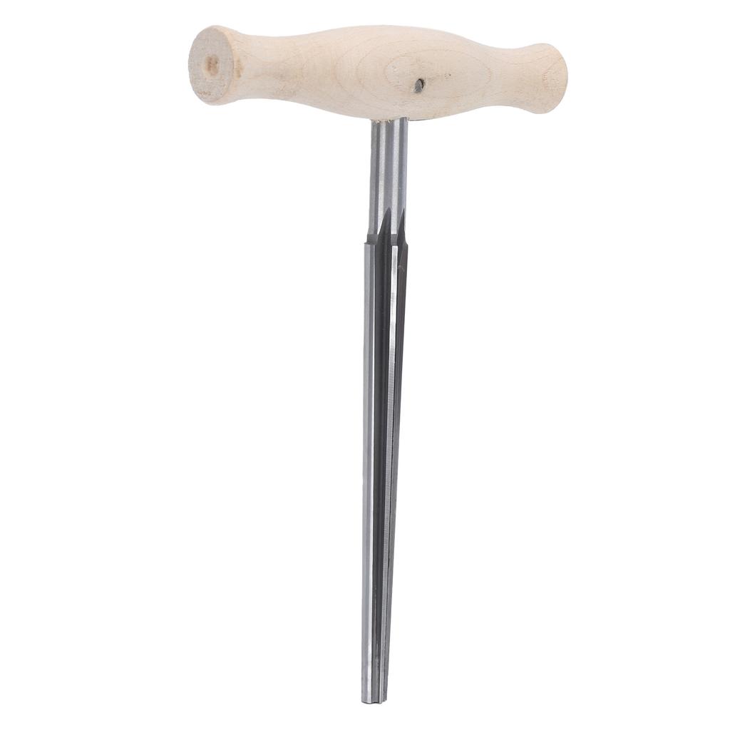 Violin Peg Hole Reamer Stainless Steel Incisive Edge Ergonomic Wooden Handle Accurate Machining Luthier Tools