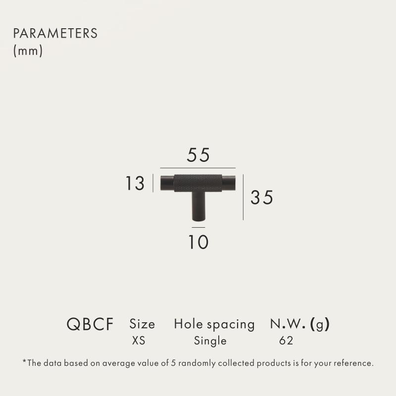 Dooroom Brass Furniture Handles Modern Knurled Antique Brass Cupboard Wardrobe Dresser Shoe Box Drawer Cabinet Knobs T-Bar