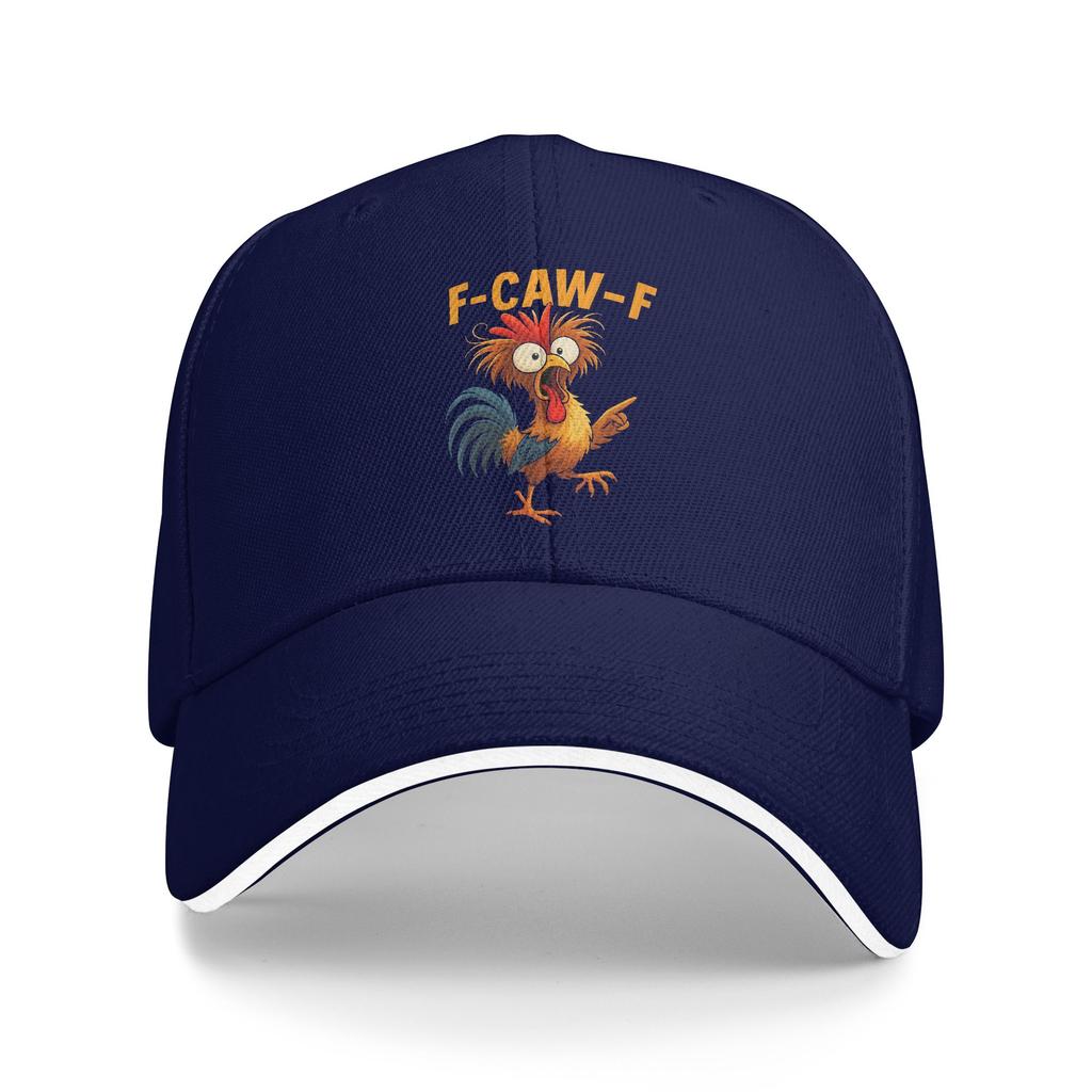 Sommer Freizeit Baseballkappe F Caw F Hahn Lustiger Vogel Fcawf Hühnerflüsterer Fawk Off Skate Trucker-Kappe Herren Snapback-Kappe