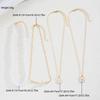 Fashion Boho Pearl Multilayer Necklace Set for Women Gold Plated Starfish Shell Pendant Choker Beach Party Vacation Jewelry 2026