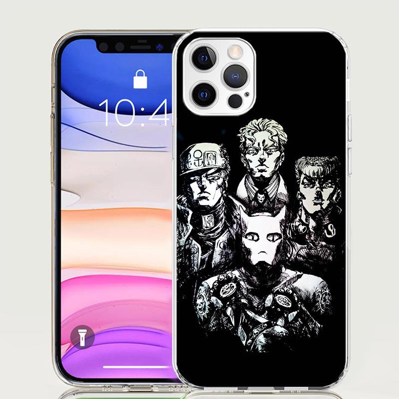 JoJo Kira Yoshikage Killer Queen Phone Case For iPhone 17 Air 16 15 Plus 11 14 Pro Max 13 Mini 12 7 8 + SE Pattern Art Customize