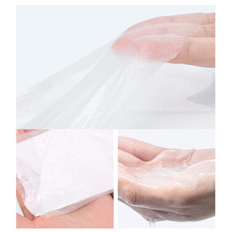 HOUMAI Masca de drojdie cu dublă divizare, blândă, pentru micșorarea porilor, controlul uleiului, esență hidratantă, mască de față stingător