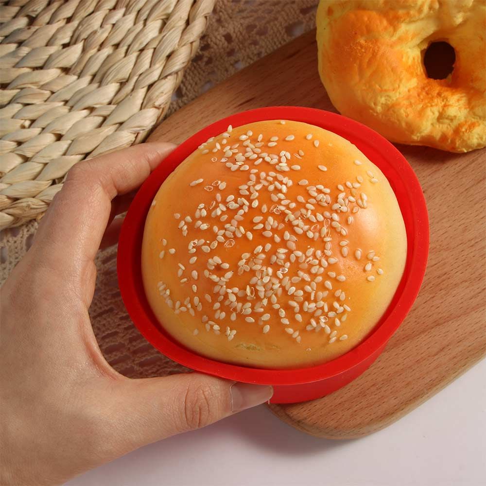 Silicone Mini Cake Molds 4 Inch Round Baking Pan Non-Stick Silicone Baking Mold Bakeware Pan Reusable Cake Pans for Mini Cake