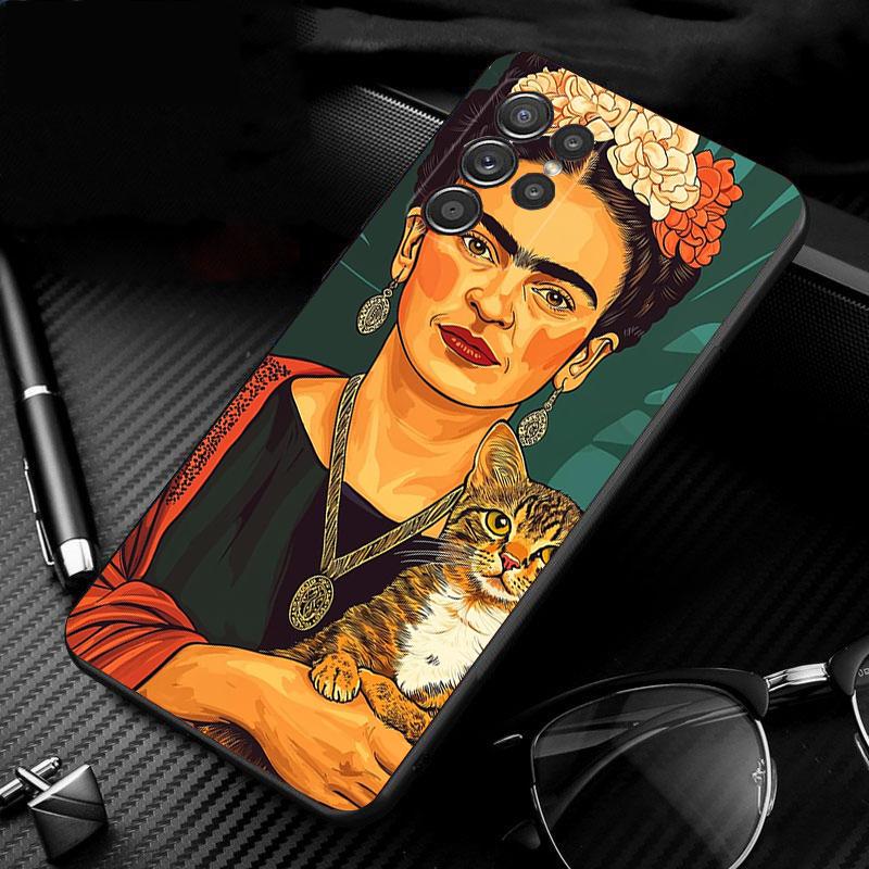 Frida-Kahlo phone case For Samsung S25 S24 S23 S22 S21 Ultra S24 S23 S22 S21 S25 Plus S24 S25 FE