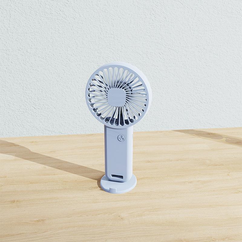 Portable Mini Handheld Fan USB Rechargeable Small Fan with Phone Holder for Office