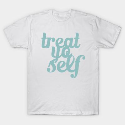 T Shirt Women Treat Yo Self Parks And Rec Harajuku Print Kawaii Tshirt Summer Short Sleeve Female T-Shirt Top Tee