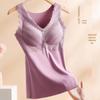 Women's V-Neck Warm Vest - Slim Fit, Comfortable, No Bra Needed, Autumn/Winter Base Layer