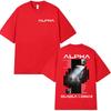Rapper Alpha Djadja Dinaz Album Grafische T-shirts Heren Gothic Korte Mouw T-shirt Puur Katoen T-shirt