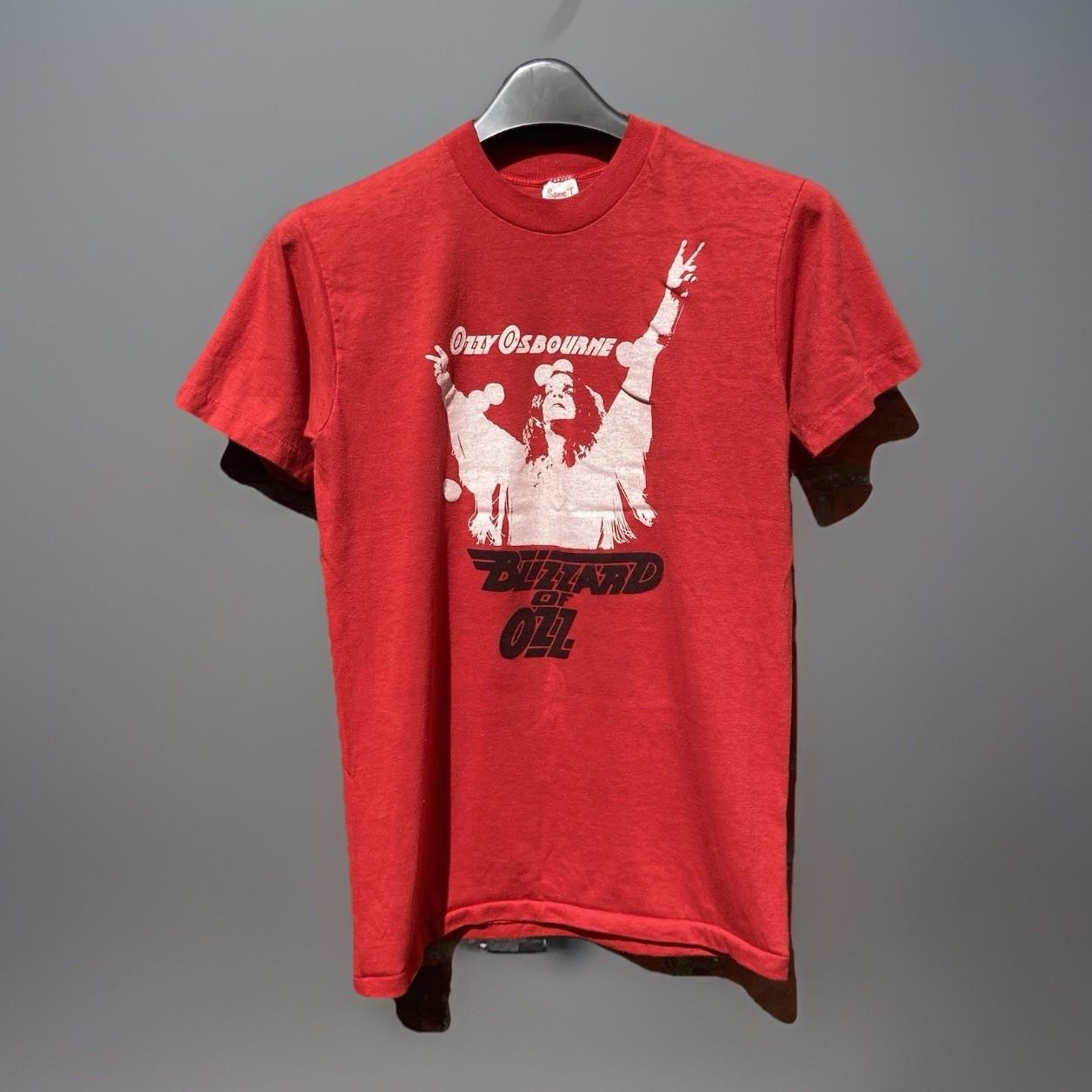 Vintage 80s Ozzy Osbourne T Shirt 1981 Blizzard Of Ozz Tour USA Black Sabbath Unisex T-Shirt XL