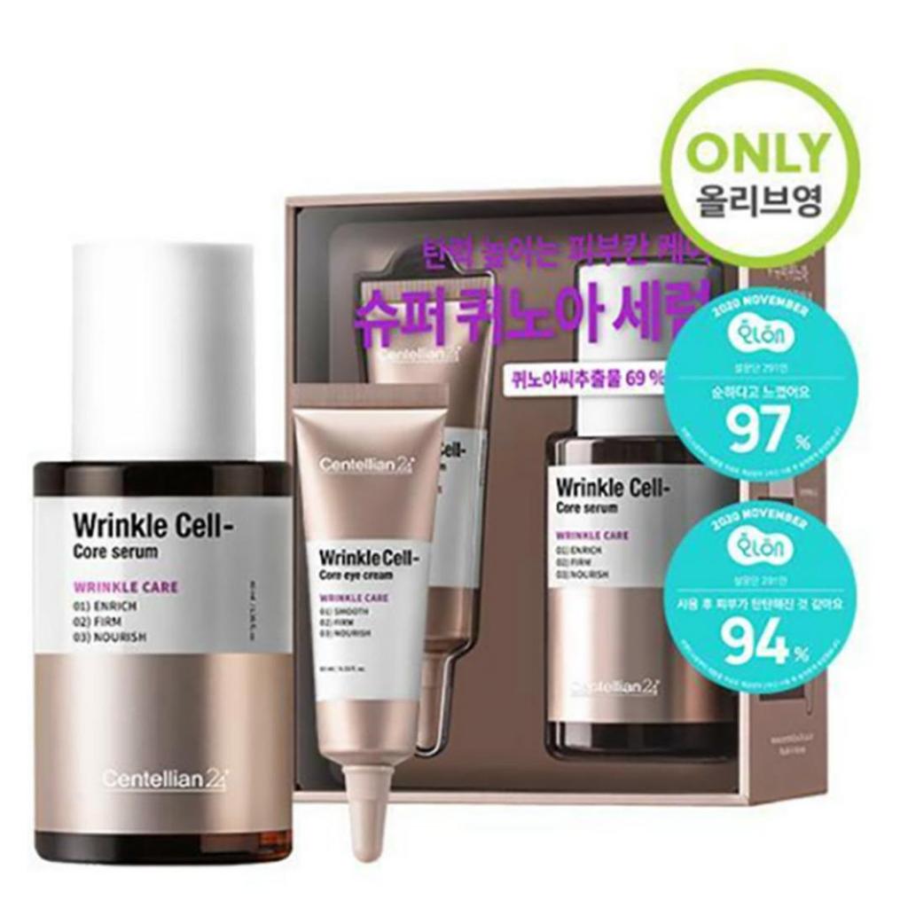 CENTELLIAN24 Zestaw Serum i Kremu pod Oczy Przeciwzmarszczkowym